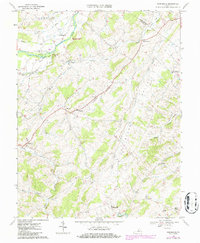 Parnassus 1967 topographic map thumbnail