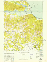 Passapatanzy 1952 topographic map thumbnail
