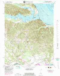 Passapatanzy 1966 topographic map thumbnail