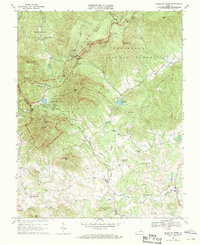 Peaks of Otter 1967 topographic map thumbnail