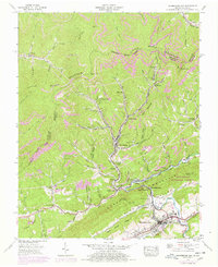 Pennington Gap 1955 topographic map thumbnail