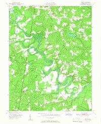Penola 1951 topographic map preview
