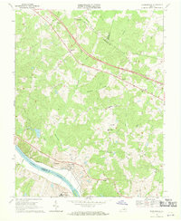 Perkinsville 1968 topographic map thumbnail