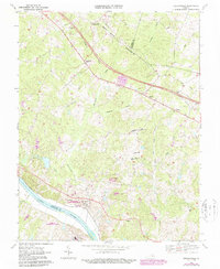 Perkinsville 1968 topographic map thumbnail