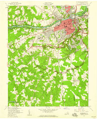 Petersburg 1952 topographic map thumbnail