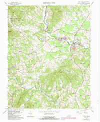 Piney River 1963 topographic map thumbnail