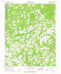 Pittsville 1964 topographic map thumbnail