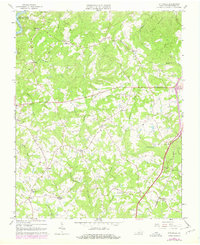 Pittsville 1964 topographic map thumbnail