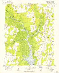 Pleasant Ridge 1954 topographic map thumbnail