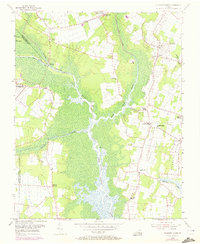 Pleasant Ridge 1954 topographic map thumbnail