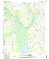 Pleasant Ridge 1954 topographic map thumbnail