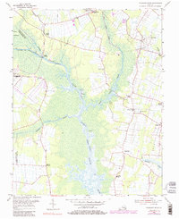 Pleasant Ridge 1954 topographic map thumbnail
