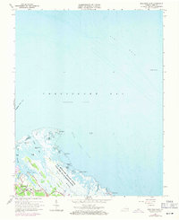 Poquoson East 1964 topographic map thumbnail