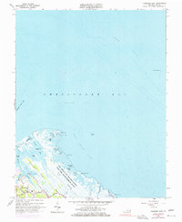 Poquoson East 1964 topographic map thumbnail