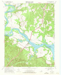 Port Royal 1968 topographic map thumbnail