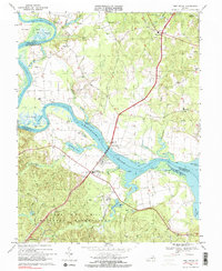 Port Royal 1968 topographic map thumbnail