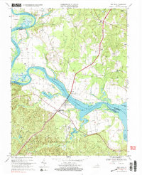 Port Royal 1968 topographic map thumbnail