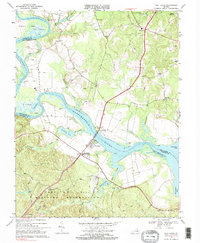 Port Royal 1968 topographic map thumbnail