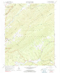 Potts Creek 1966 topographic map thumbnail