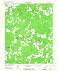 Powhatan 1966 topographic map thumbnail