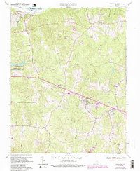Powhatan 1966 topographic map thumbnail