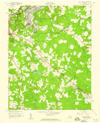 Prince George 1952 topographic map thumbnail