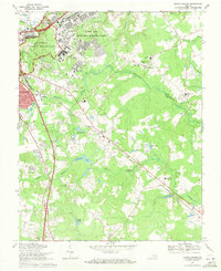 Prince George 1969 topographic map thumbnail