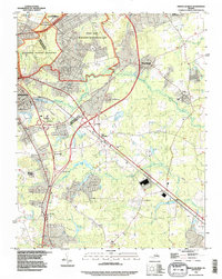 Prince George 1994 topographic map thumbnail