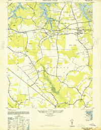 Princess Anne 1948 topographic map thumbnail