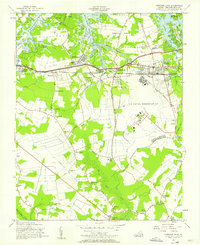 Princess Anne 1955 topographic map thumbnail