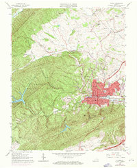 Pulaski 1965 topographic map thumbnail