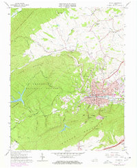 Pulaski 1965 topographic map thumbnail