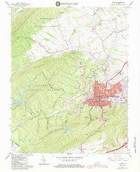 Pulaski 1965 topographic map thumbnail