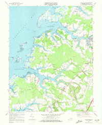 Pungoteague 1968 topographic map thumbnail