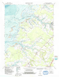 Pungoteague 1968 topographic map thumbnail