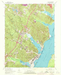 Quantico 1966 topographic map thumbnail