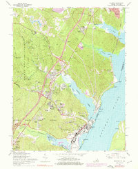 Quantico 1966 topographic map thumbnail