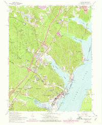 Quantico 1966 topographic map thumbnail