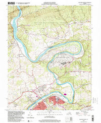 Radford North 1998 topographic map thumbnail