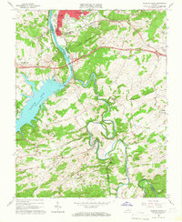 Radford South 1965 topographic map thumbnail