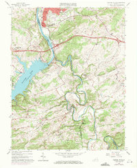 Radford South 1965 topographic map thumbnail