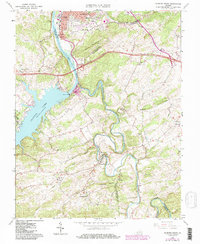 Radford South 1965 topographic map thumbnail
