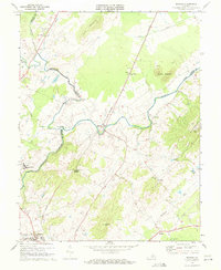 Rapidan 1971 topographic map thumbnail