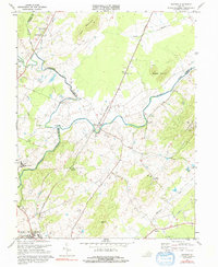 Rapidan 1971 topographic map thumbnail