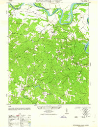 Rappahannock Academy 1964 topographic map thumbnail
