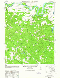 Rappahannock Academy 1952 topographic map thumbnail