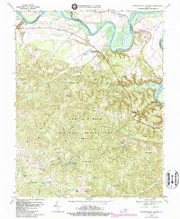 Rappahannock Academy 1969 topographic map thumbnail