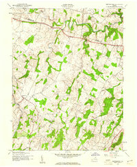 Rectortown 1943 topographic map thumbnail