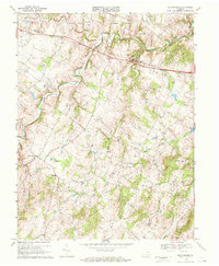 Rectortown 1970 topographic map thumbnail