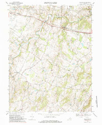 Rectortown 1970 topographic map thumbnail